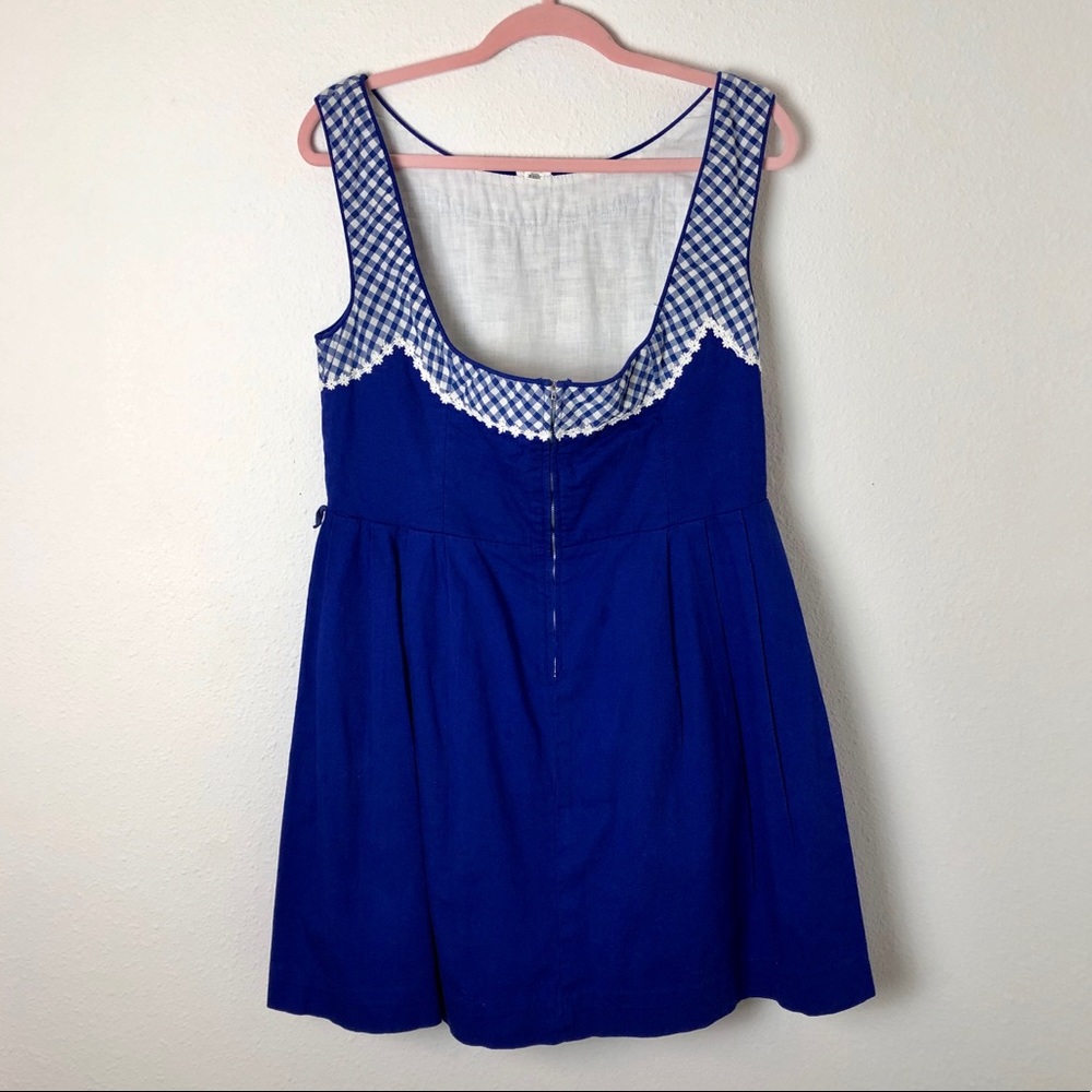 Authentic German blue dirndl Oktoberfest baumwolle